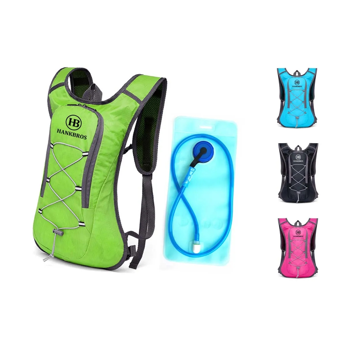 Bicycle Hydration Backpack with 2 Liter Water Bladder 3