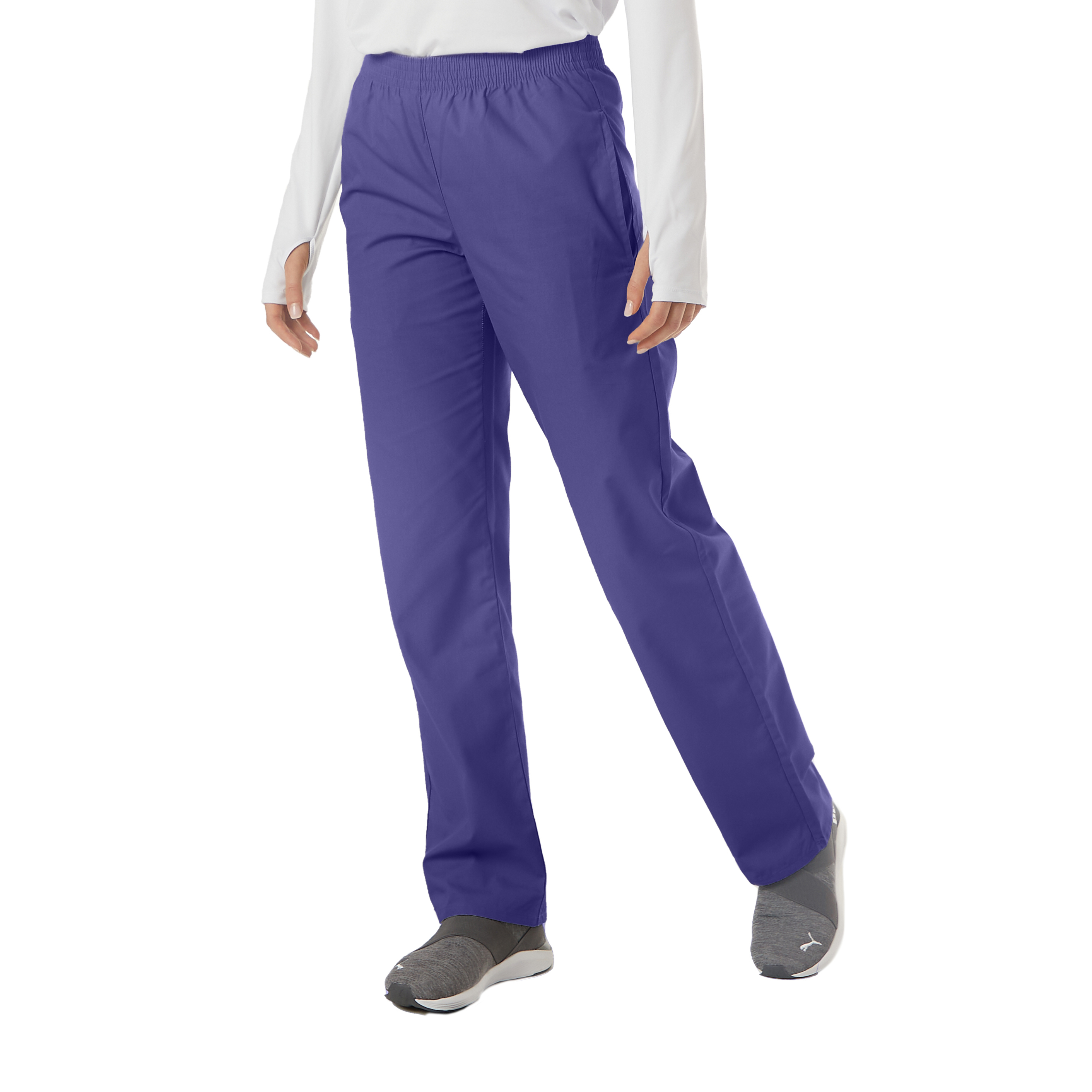 Petite UltraSoft Classic Elastic Scrub Pant 15
