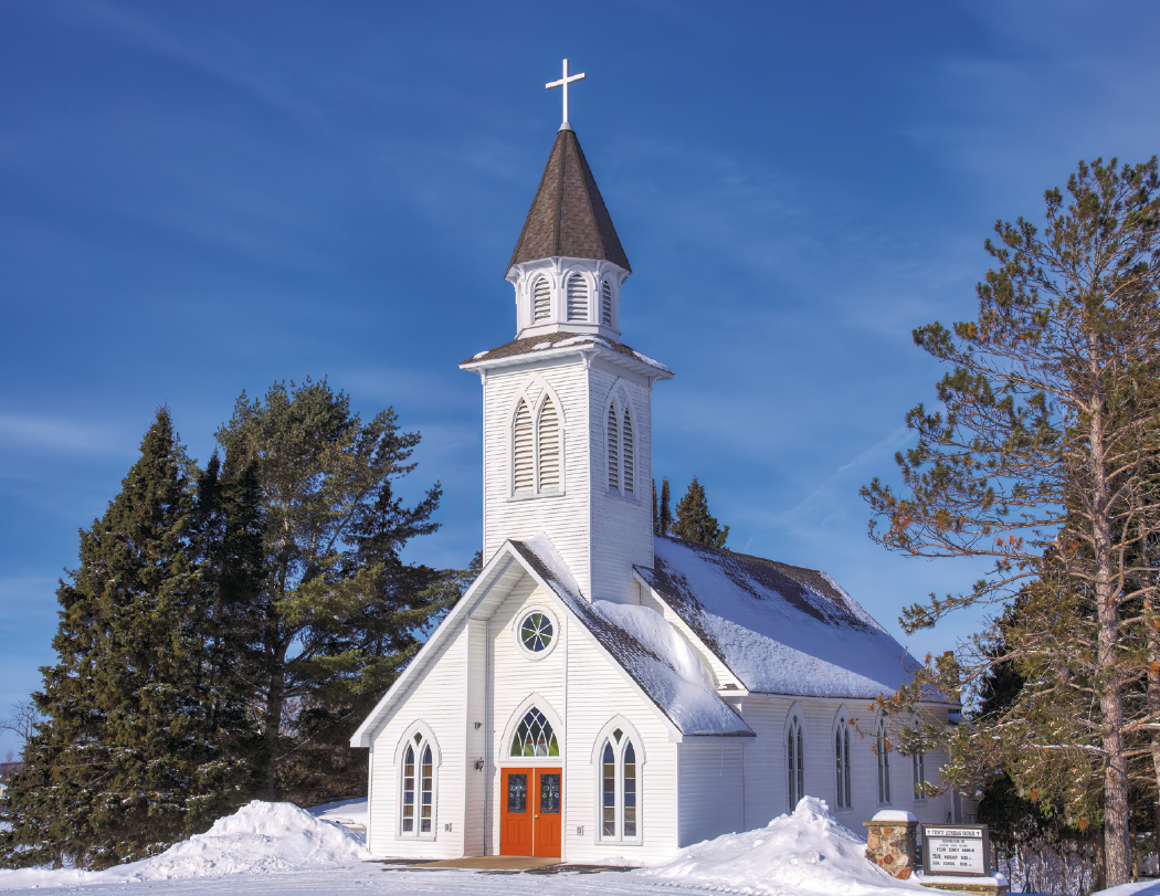 Good Value™ Scenic Churches - Stapled Calendar 38