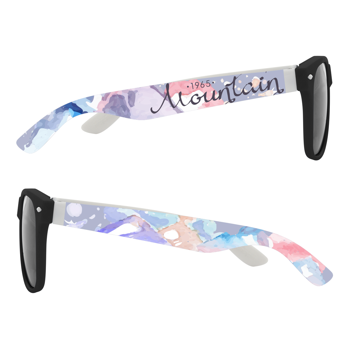 Full Color Colorblock Malibu Sunglasses 30