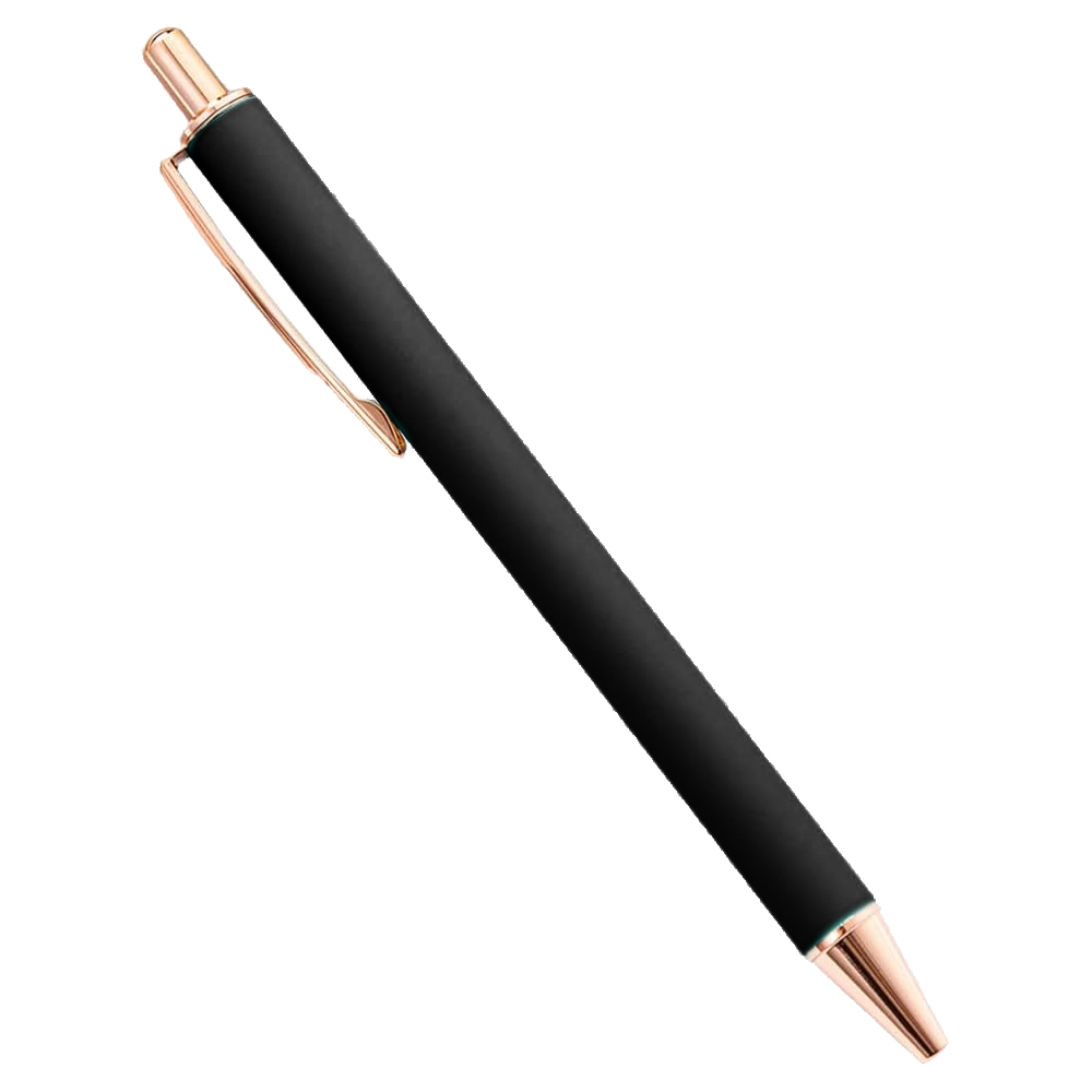 Siena Velvet Pen with Rose Gold Accents 3