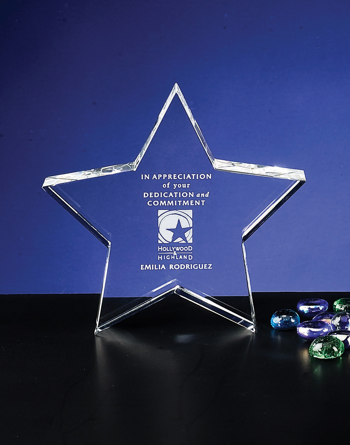 Crystal Star Award (5 5/8"x") 2