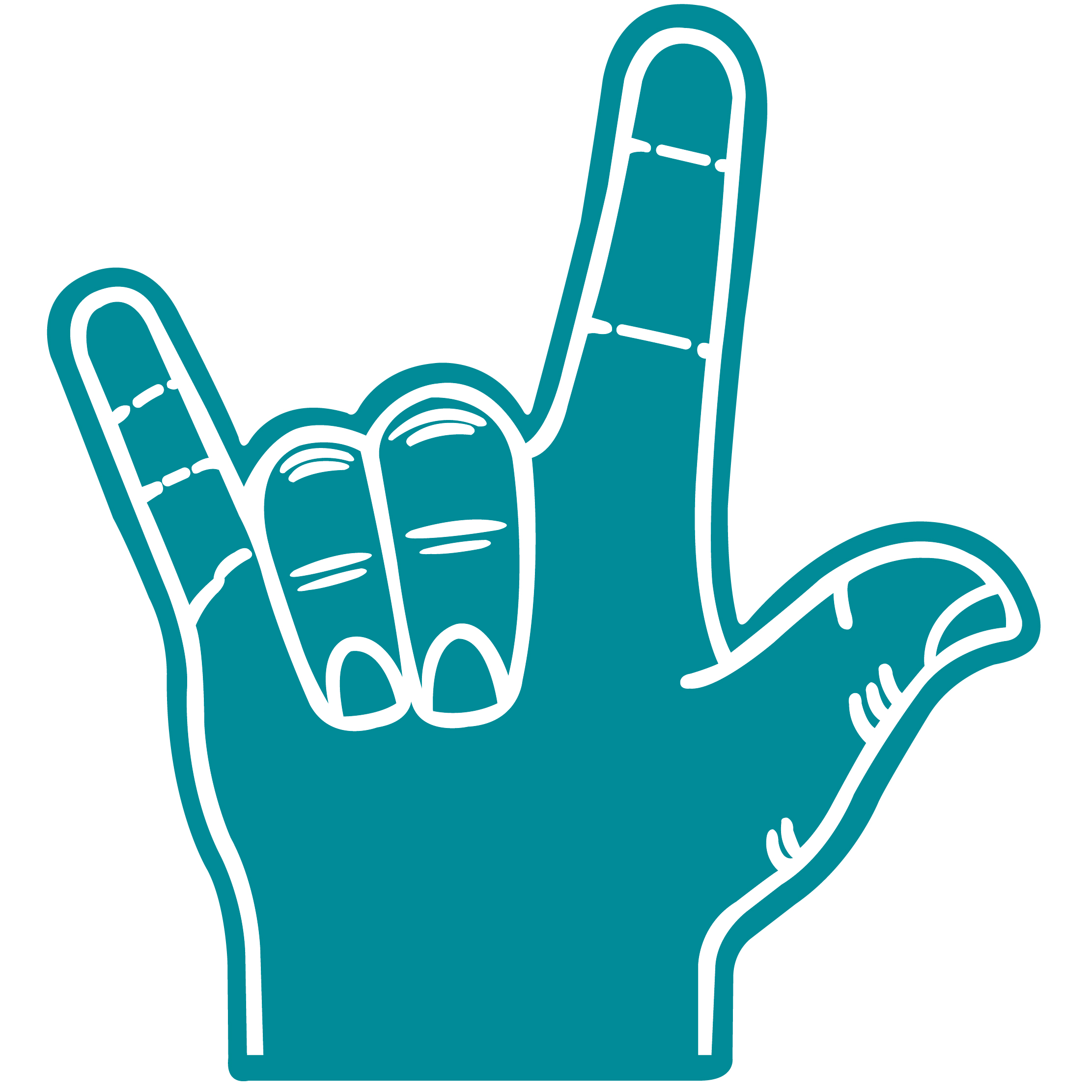 Foam Love Hand 21