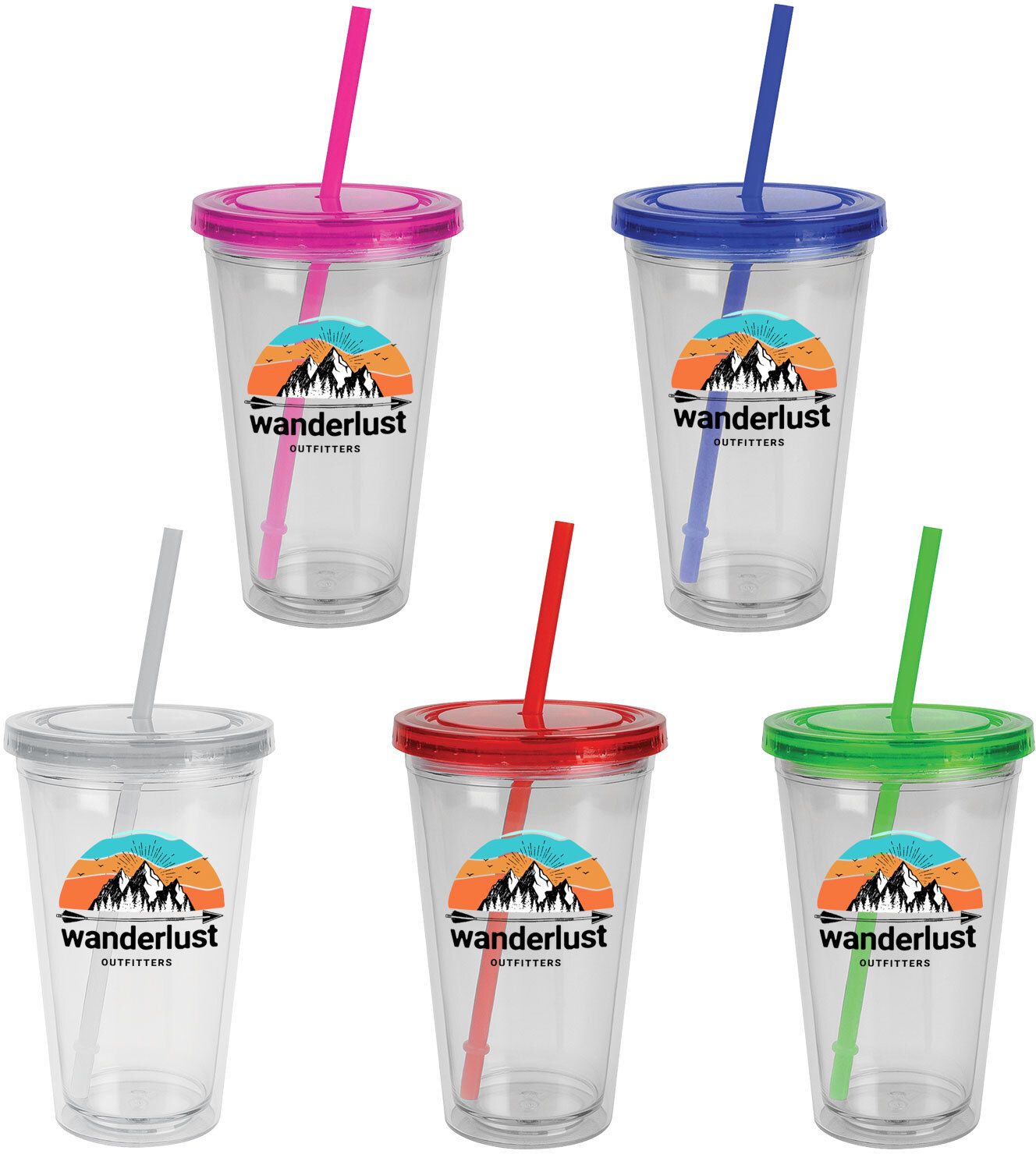 FULL COLOR WRAP SUNSPLASH TUMBLER 16 OZ 26