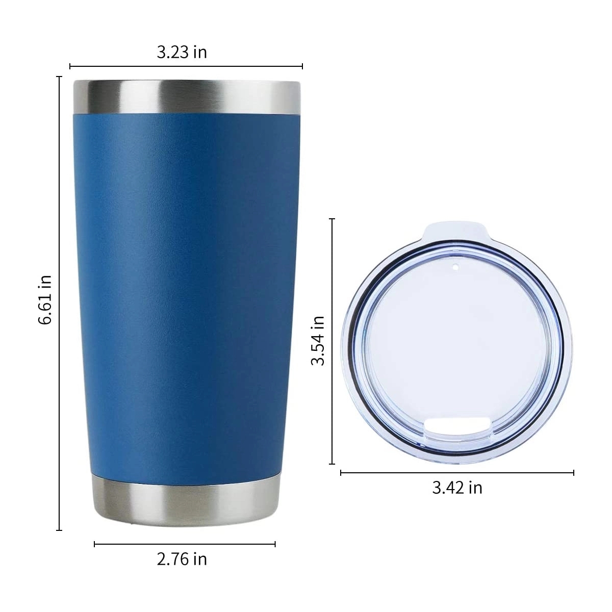 20Oz Stainless Steel Tumbler With Lid 4