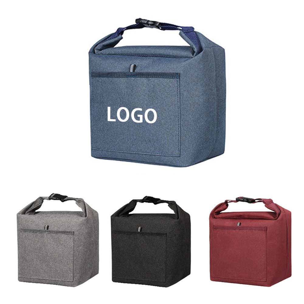 Bellevue Heathered Polyester Insulated Lunch Tote Bag 1