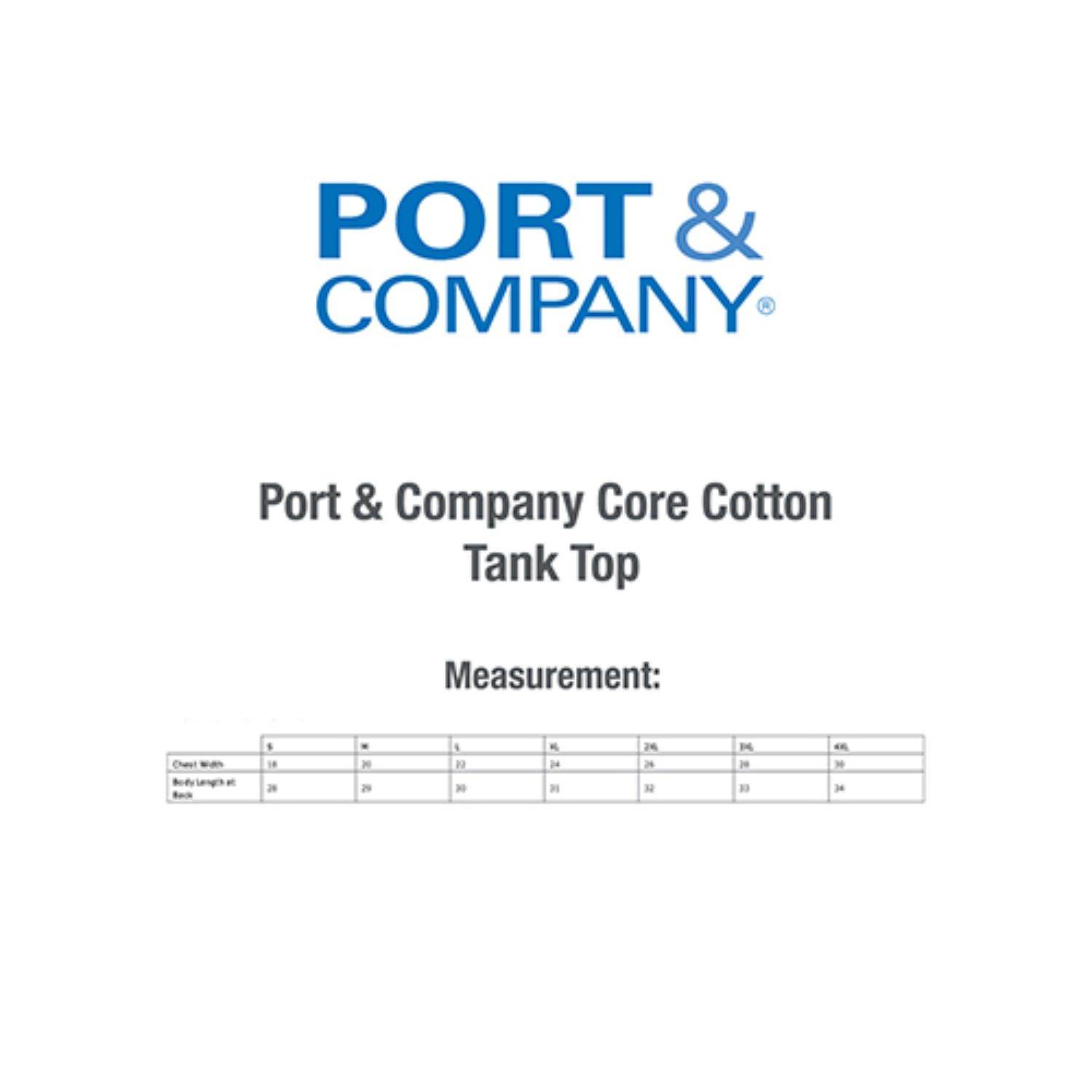 Port & Company 5.4 oz. 100% Cotton Tank Tops 2