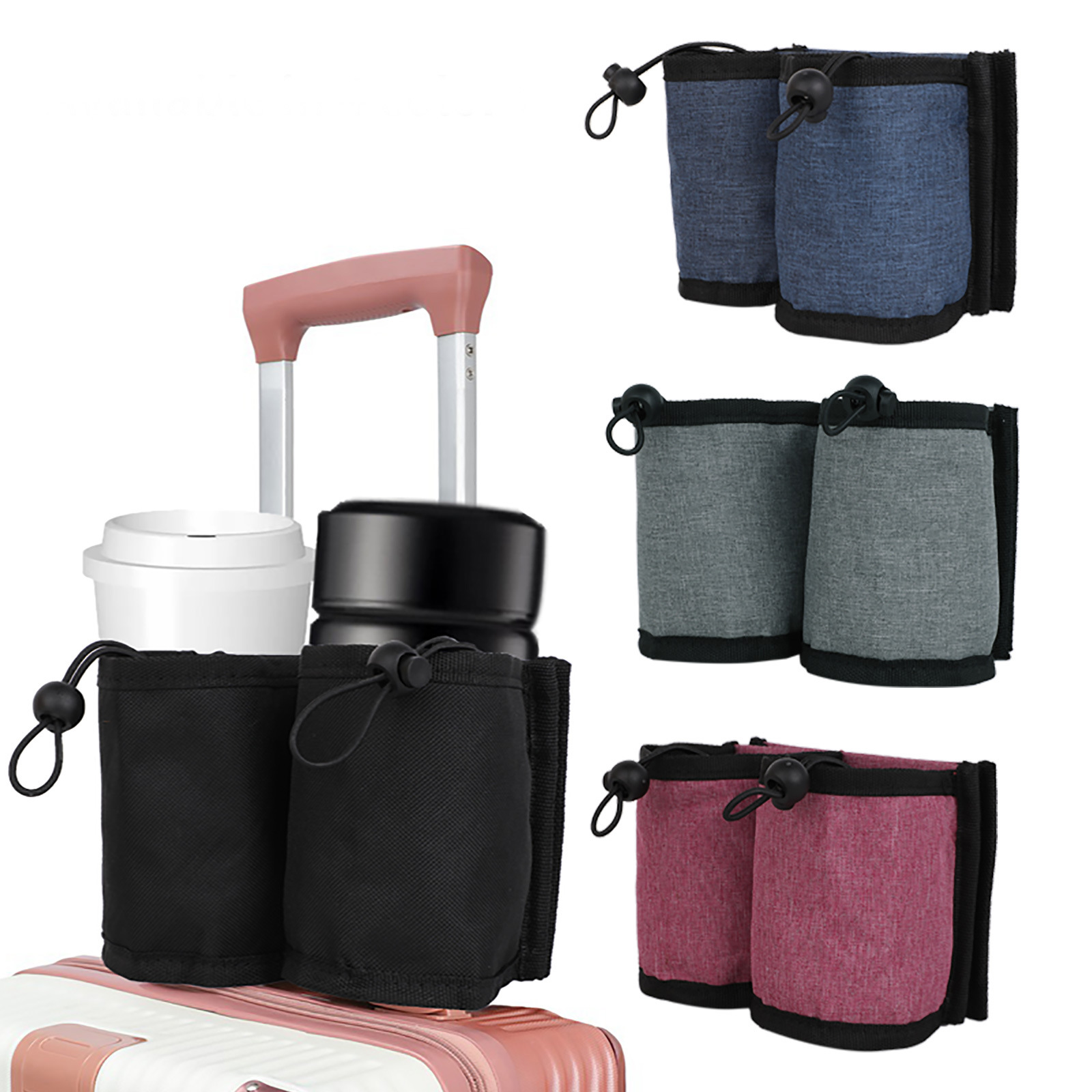 Luggage Cup Holder Travel Bag with Shoulder Strap 2