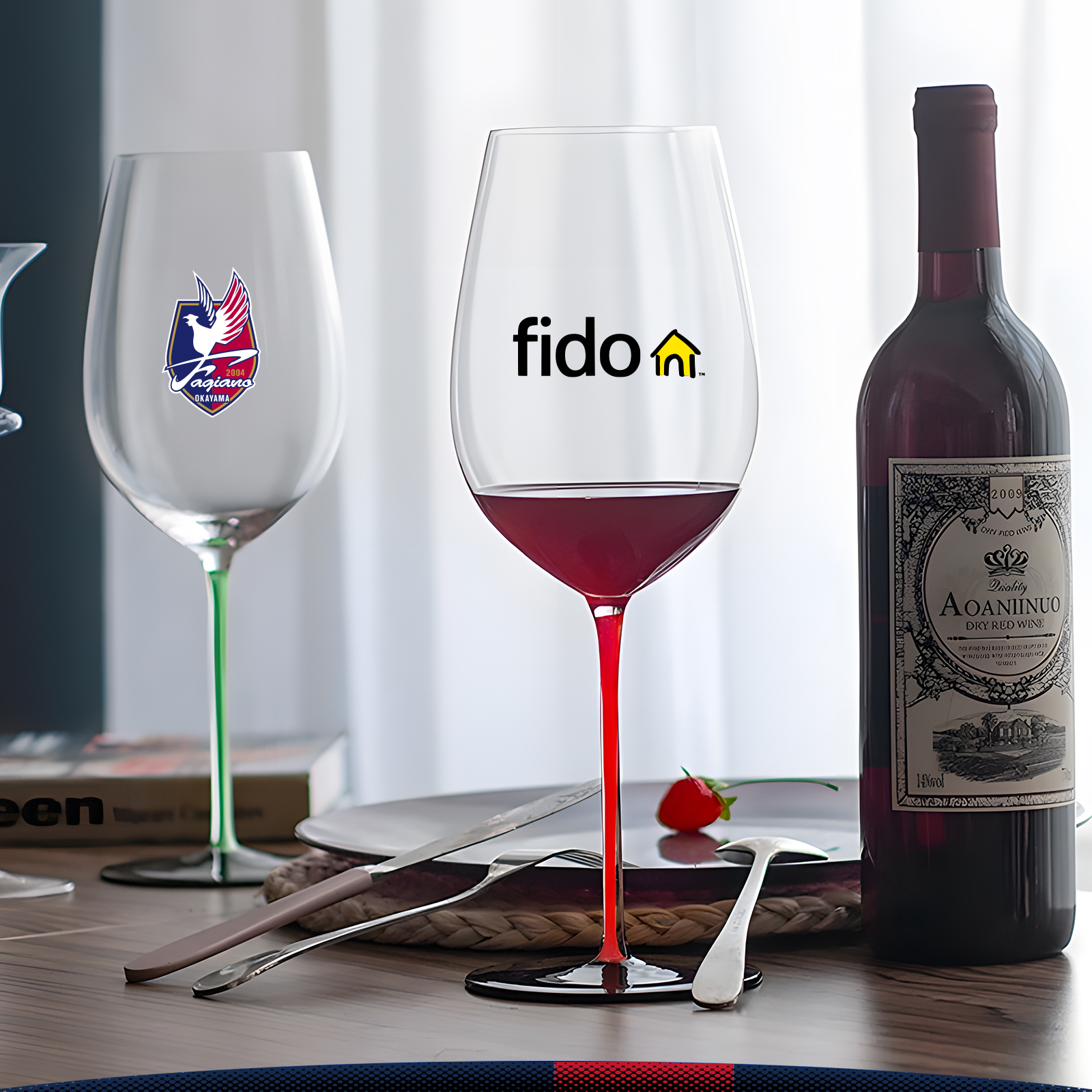 14 oz. Crystal Wine Glasses 7
