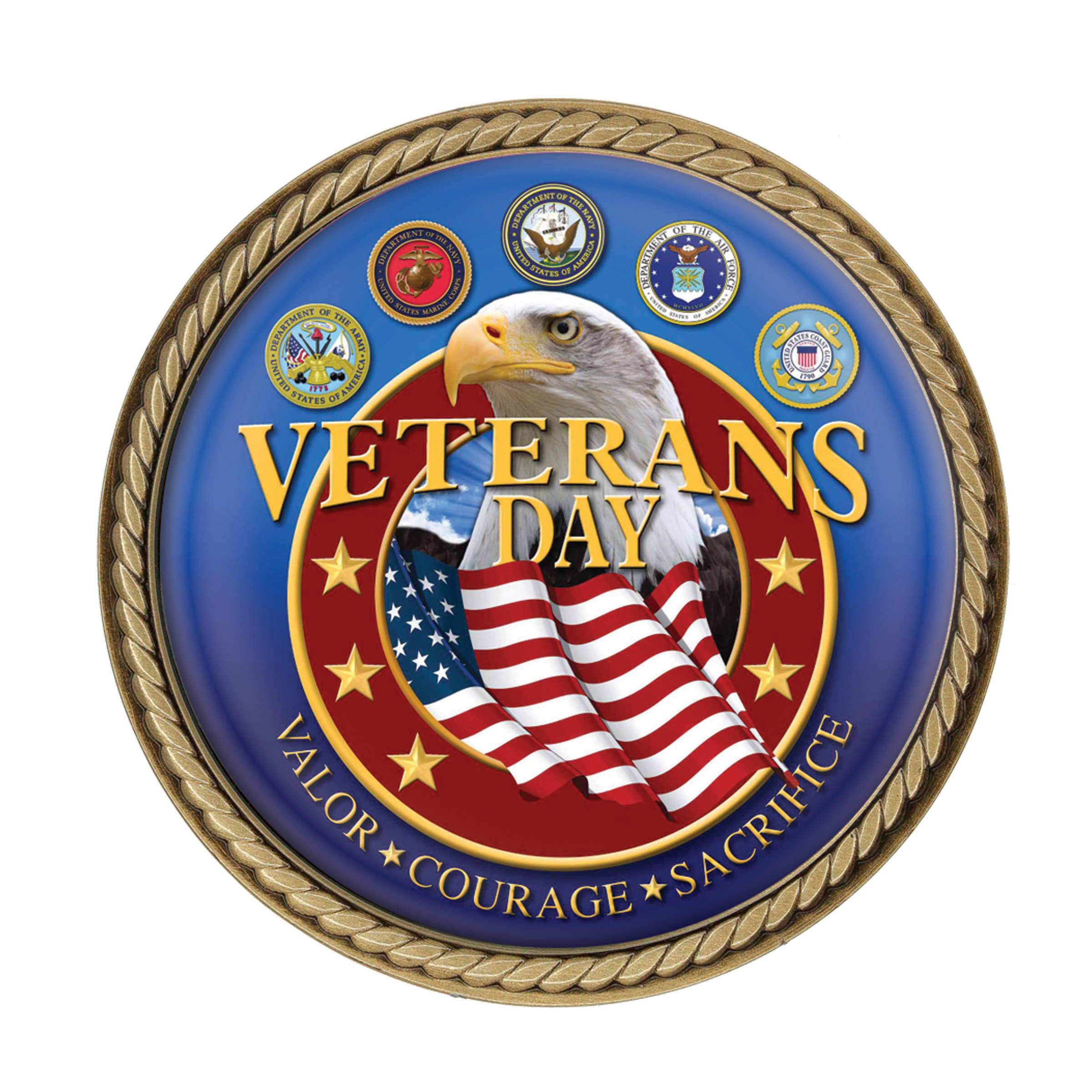 3" Speed Medal Wreath Border (2-Sided)