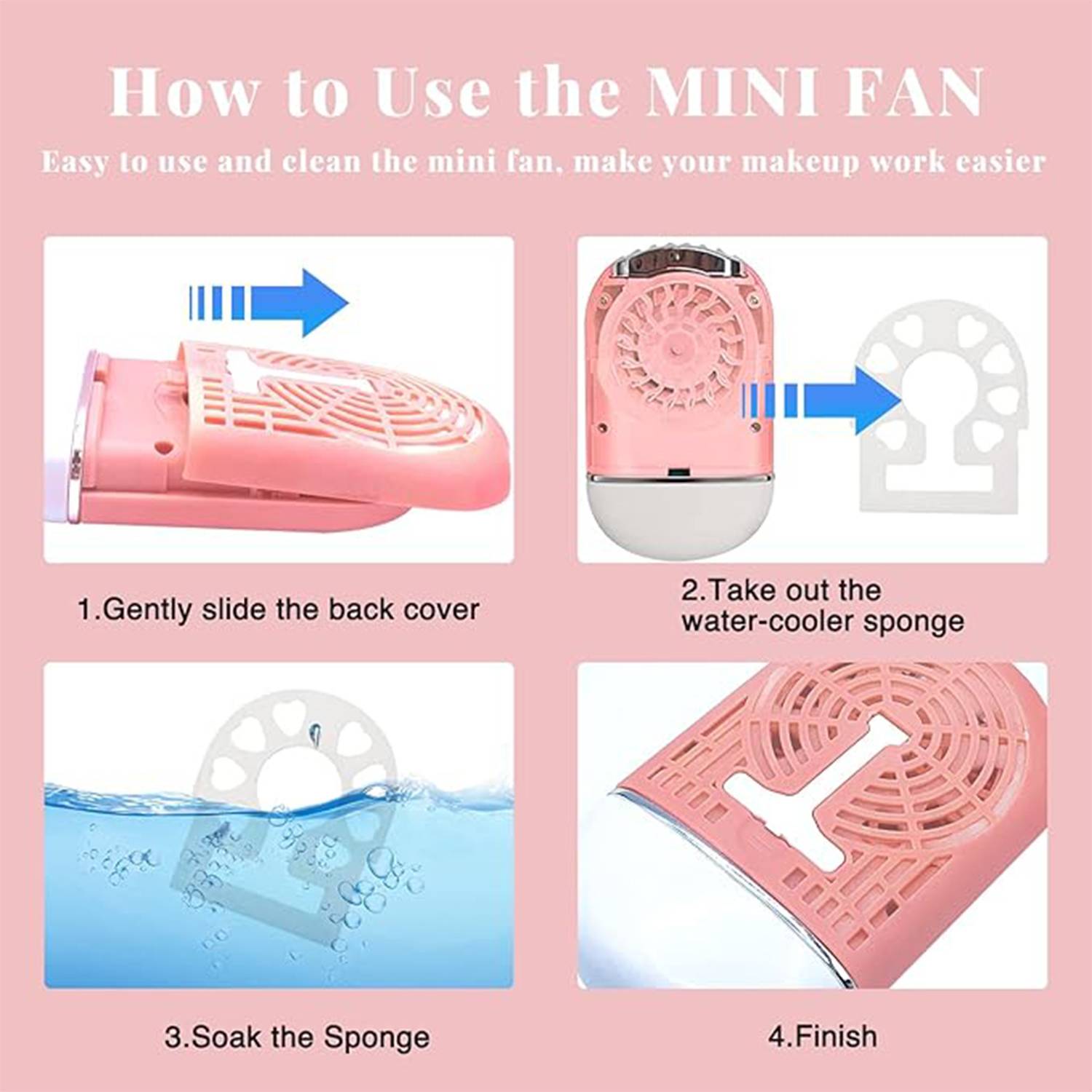 USB Rechargeable Pocket Eyelash Extension Dryer 5