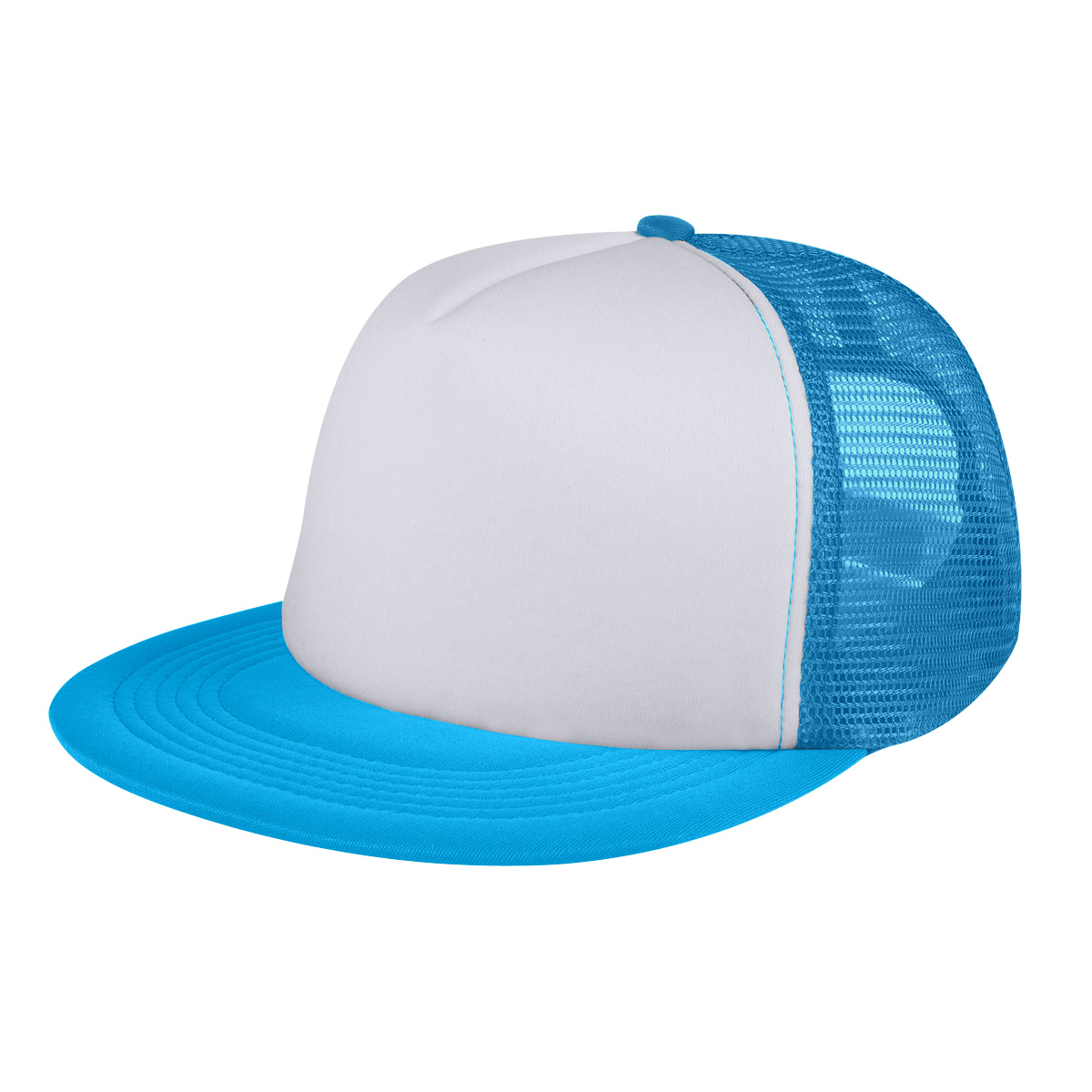 FLAT BILL TRUCKER CAP 7