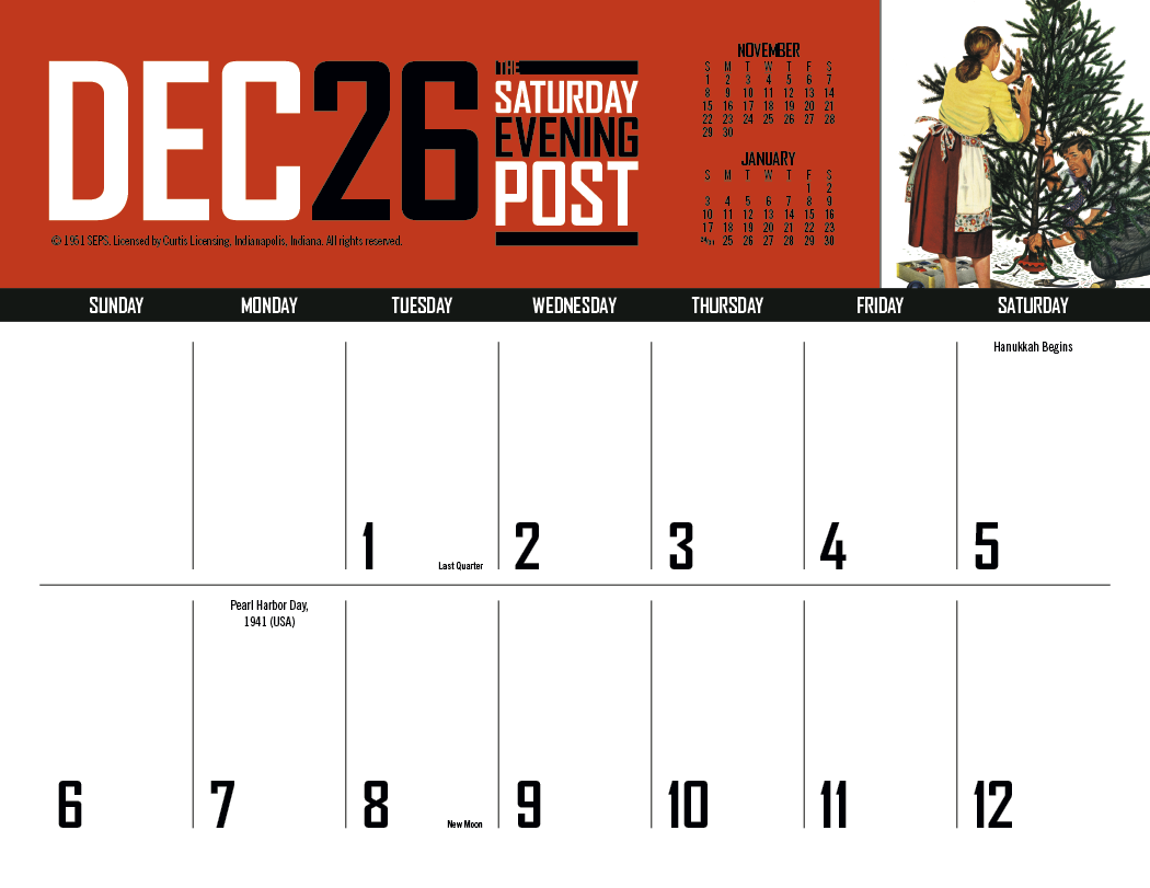 Triumph® Calendars Big Block Memo 12