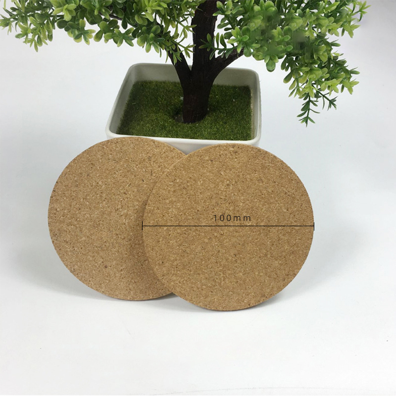 Round Cork Beverage Coaster 2