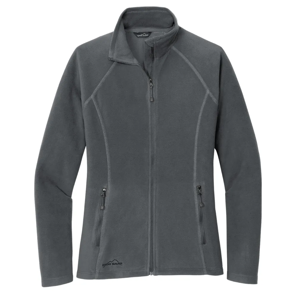 Eddie Bauer(R) Women's Full-Zip Microfleece Jacket, custom jacket with logo imprint 4