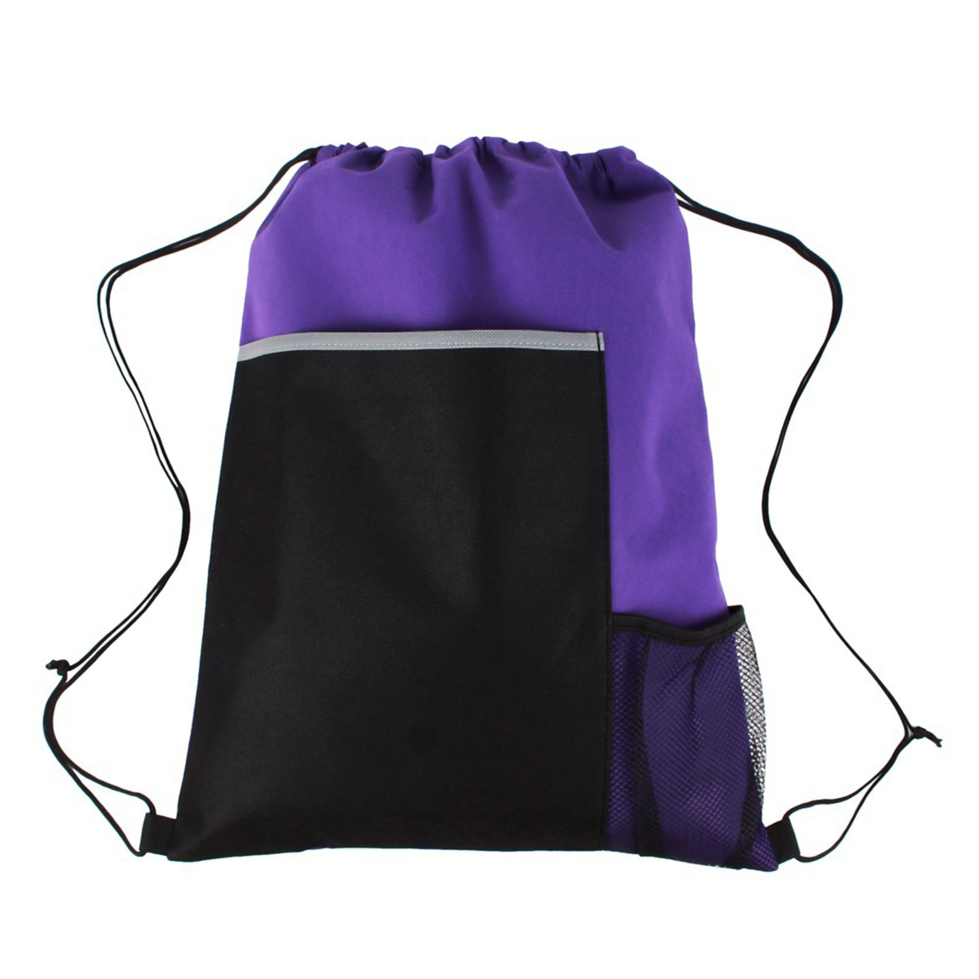 Drawstring Backpack with Front Pocket 2