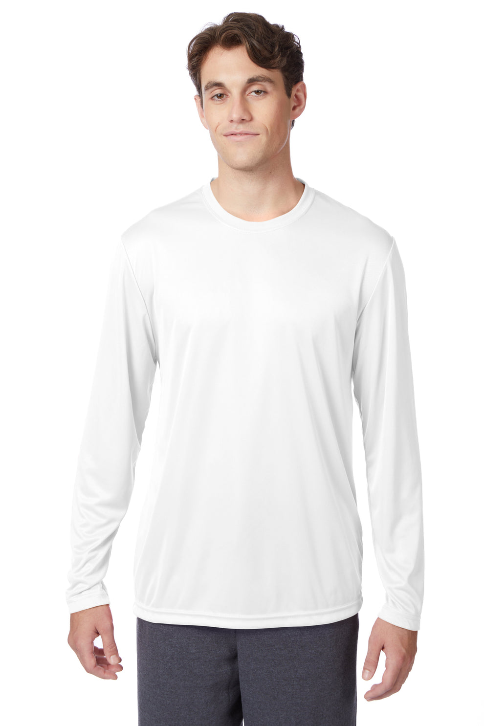 Hanes Cool DRI Long-Sleeve Performance T-Shirt 1