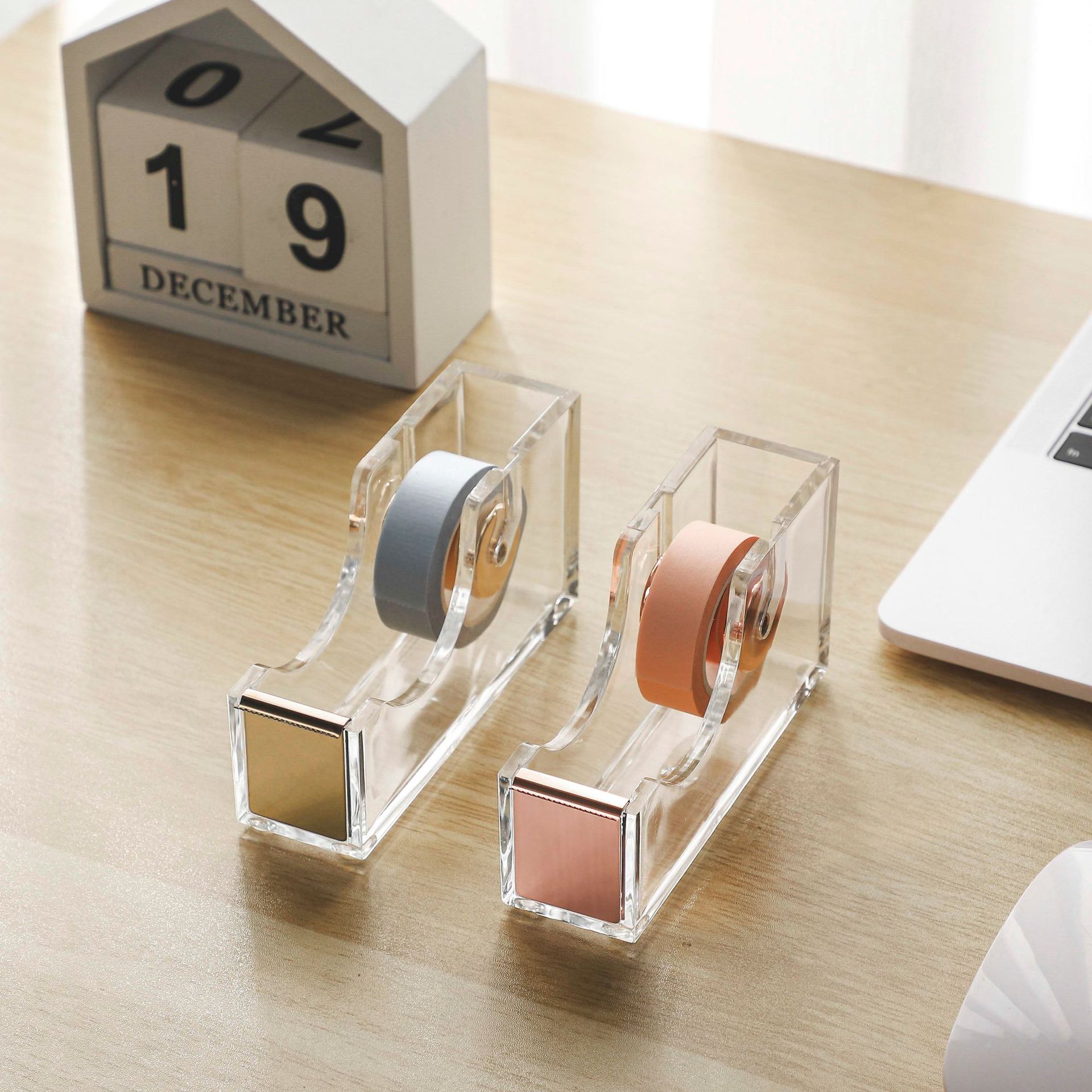 Clear Acrylic Desktop Dispenser Cutter 4