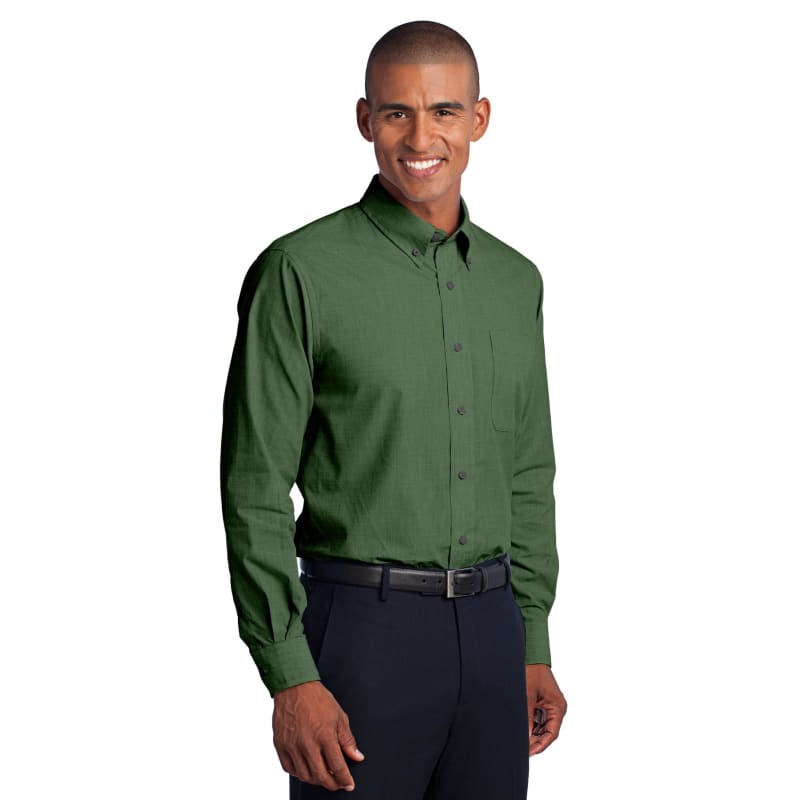 Port Authority Crosshatch Easy Care Shirt. 21
