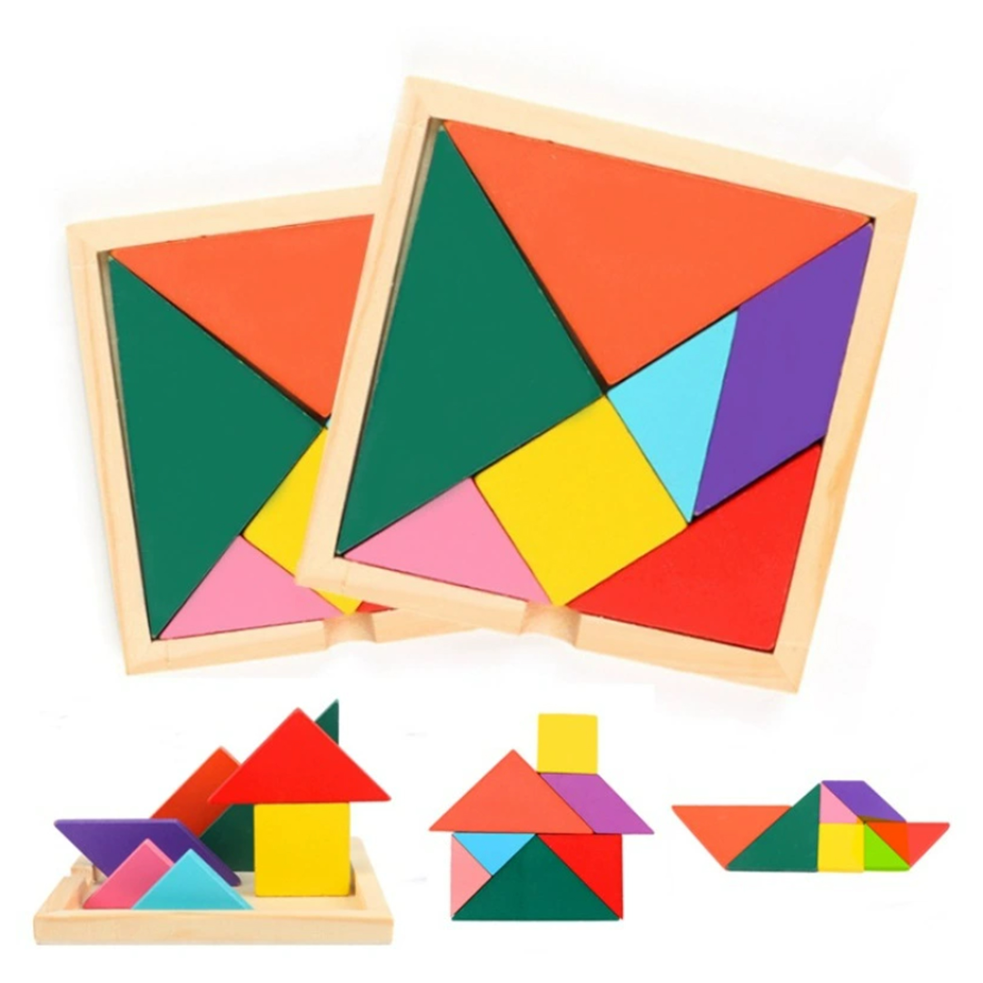 Wooden Tangram Puzzle 3