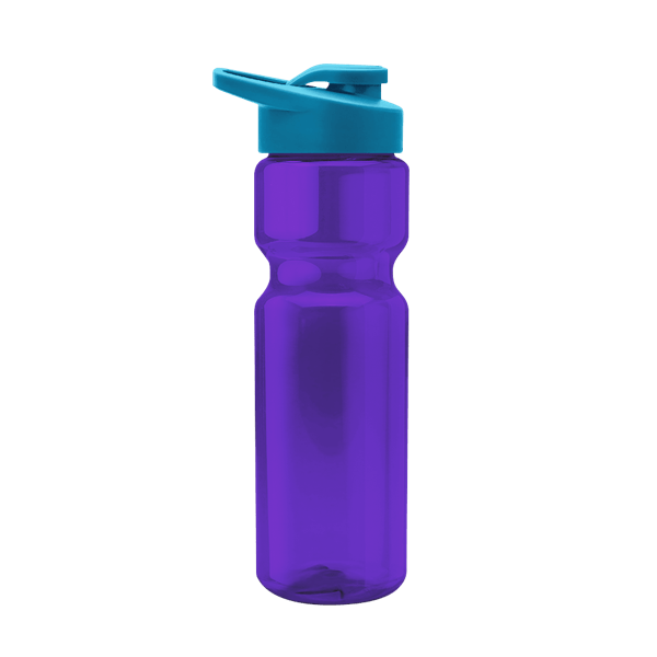Blazer 28oz Transparent Bike Bottle w/Drink-thru Lid 2639