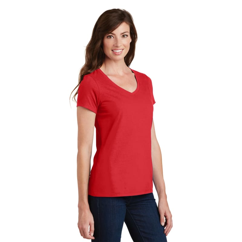 Port & Company Women's Fan Favorite V-Neck Tee. 156