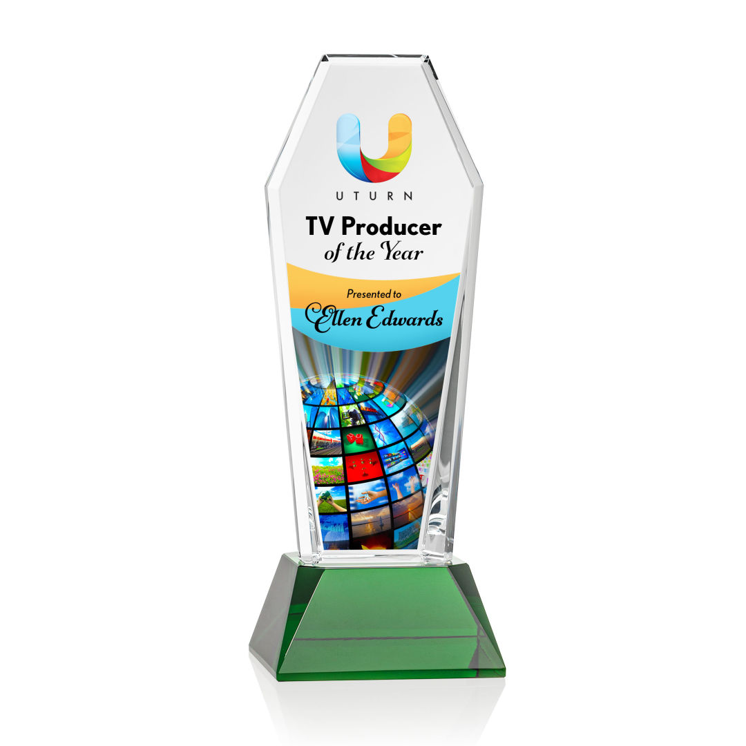 Romford VividPrint™ Award on Base - Green 13