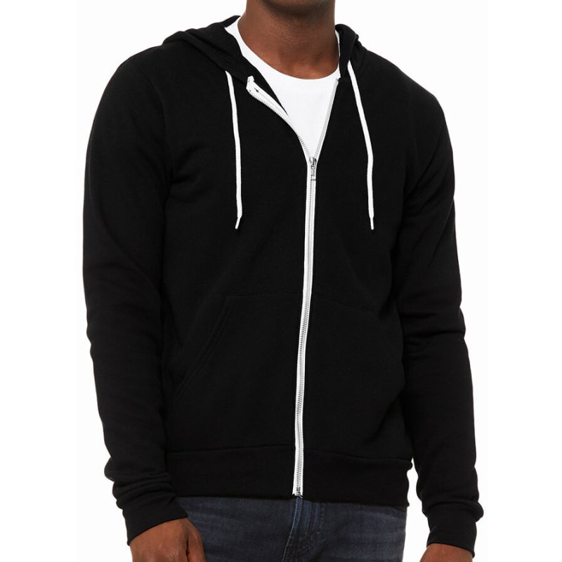 Bella Unisex Poly-Cotton Fleece Full-Zip Hoodie 26