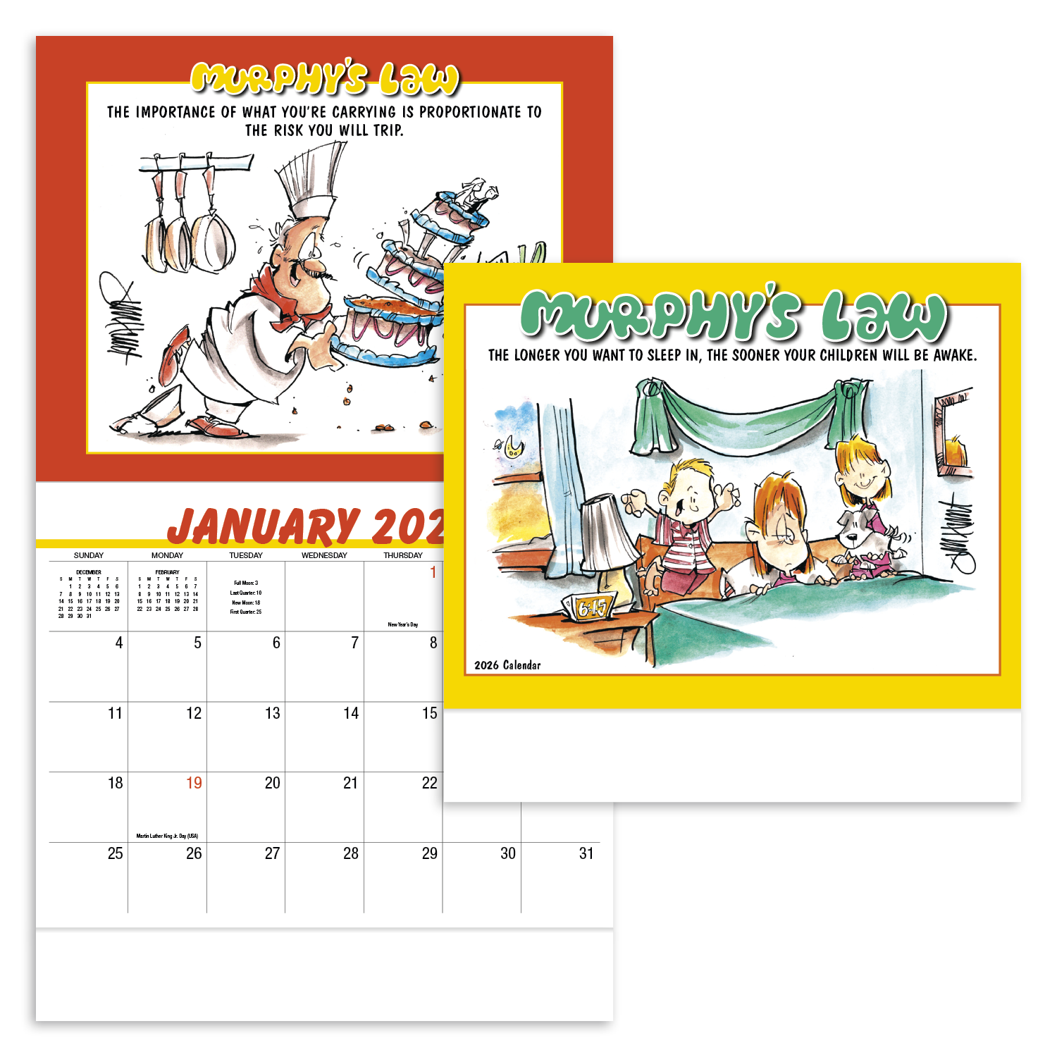 HotLine® Products Murphy's Law Appointment Calendar - Stapled 24