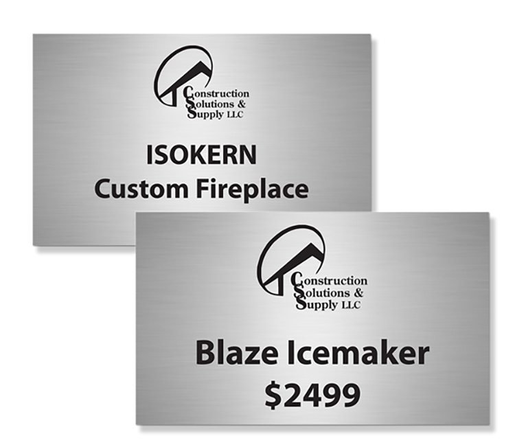 Deluxe screen printed signs 25-50 sq" 1