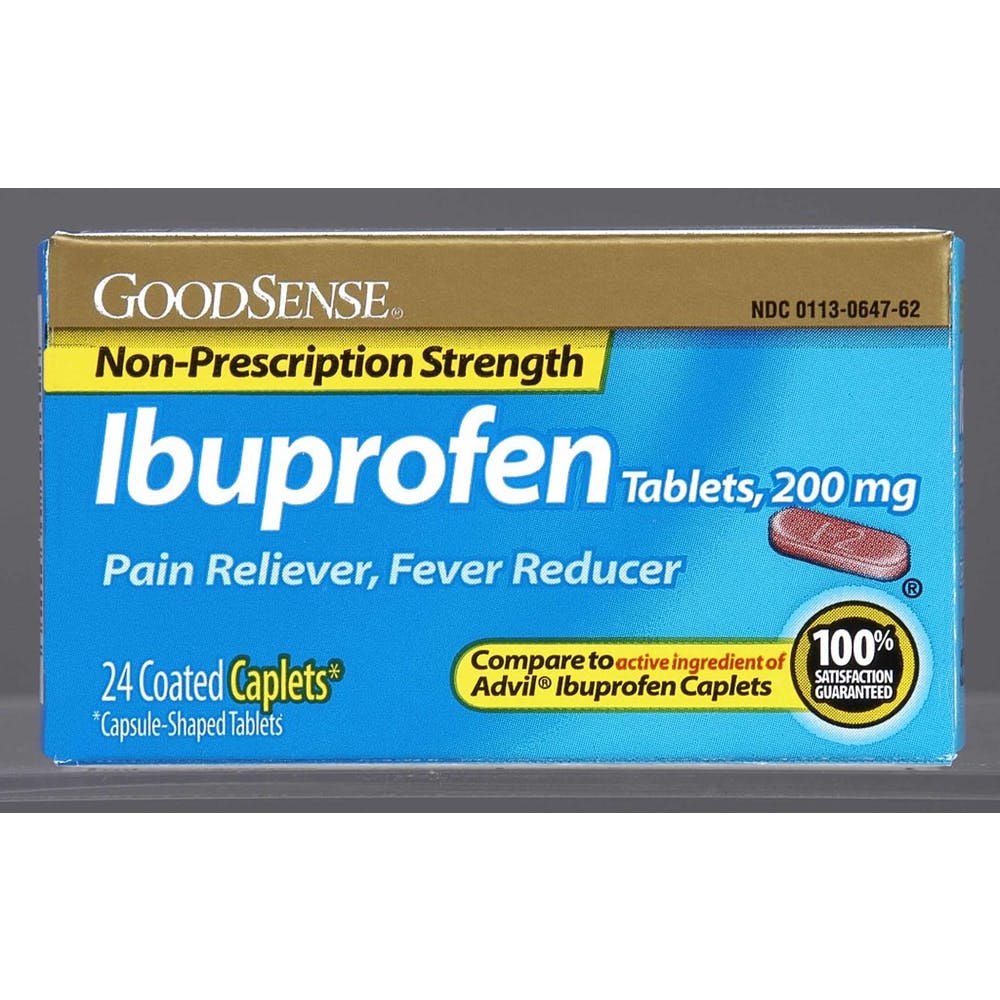 Ibuprofen Caplets - 200mg Coated 2