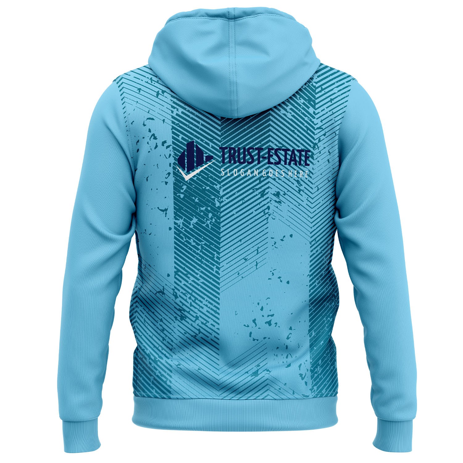Women's 280 GSM Spandex Interlock Fleece Sublimation Zipper Hoodie with pocket 2