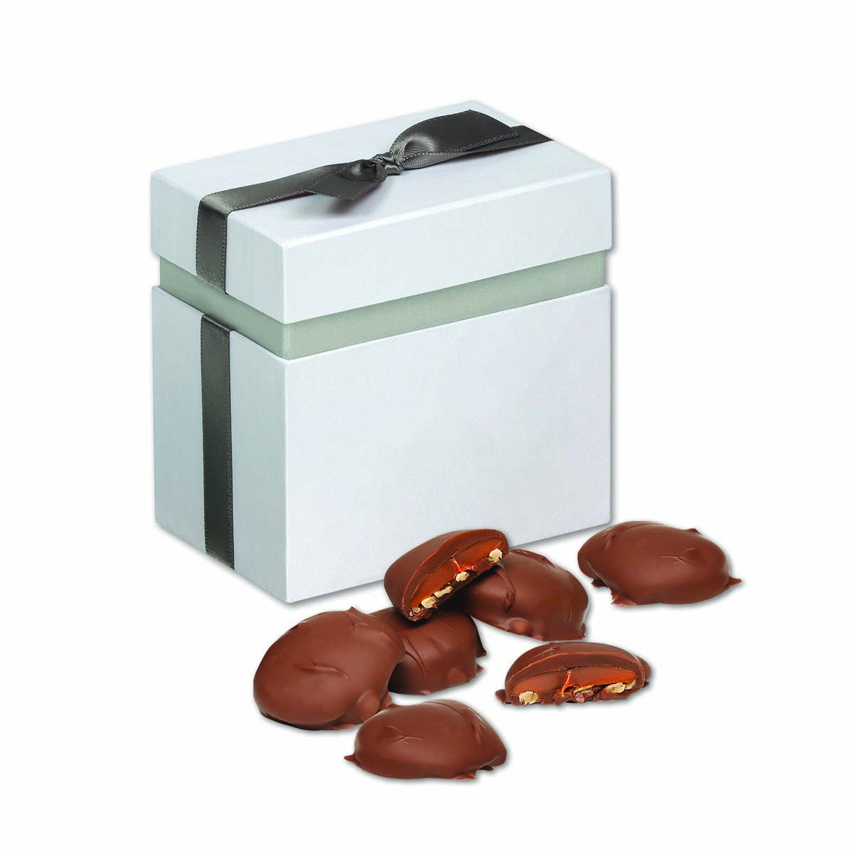 Caramel Pecan Clusters in Elegant Treats Gift Box 3