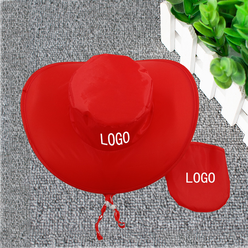 Promotional Folding Cowboy Cap With Pouch 3