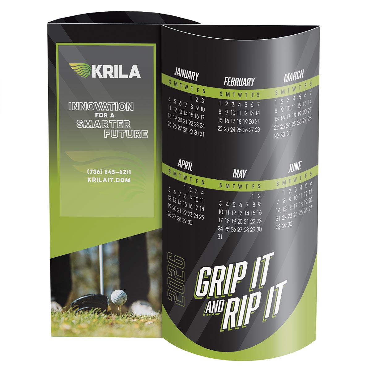 Golf Wave Desk Calendar 1