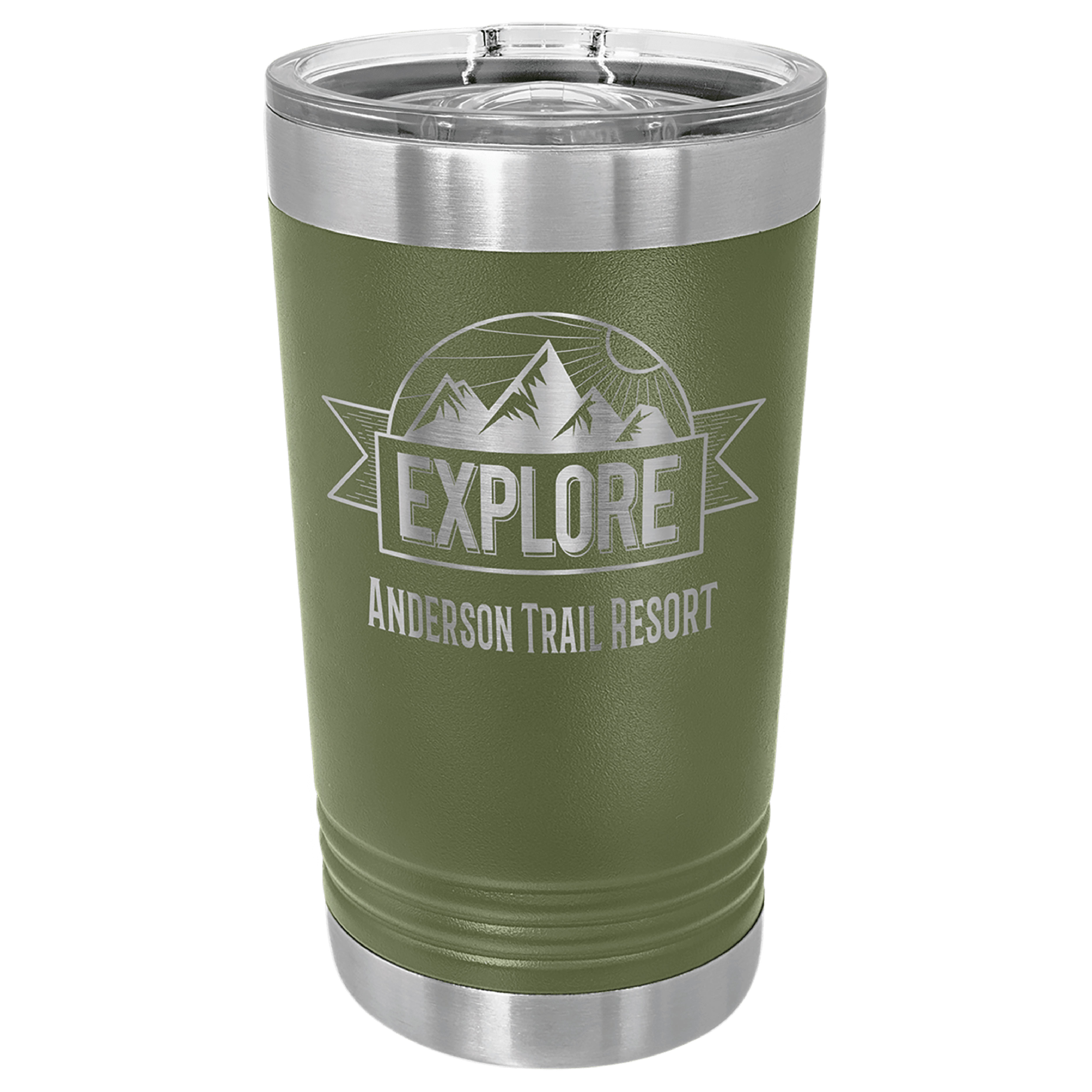 Polar Camel 16oz Stainless Steel Pint w/ Sliding Lid 6