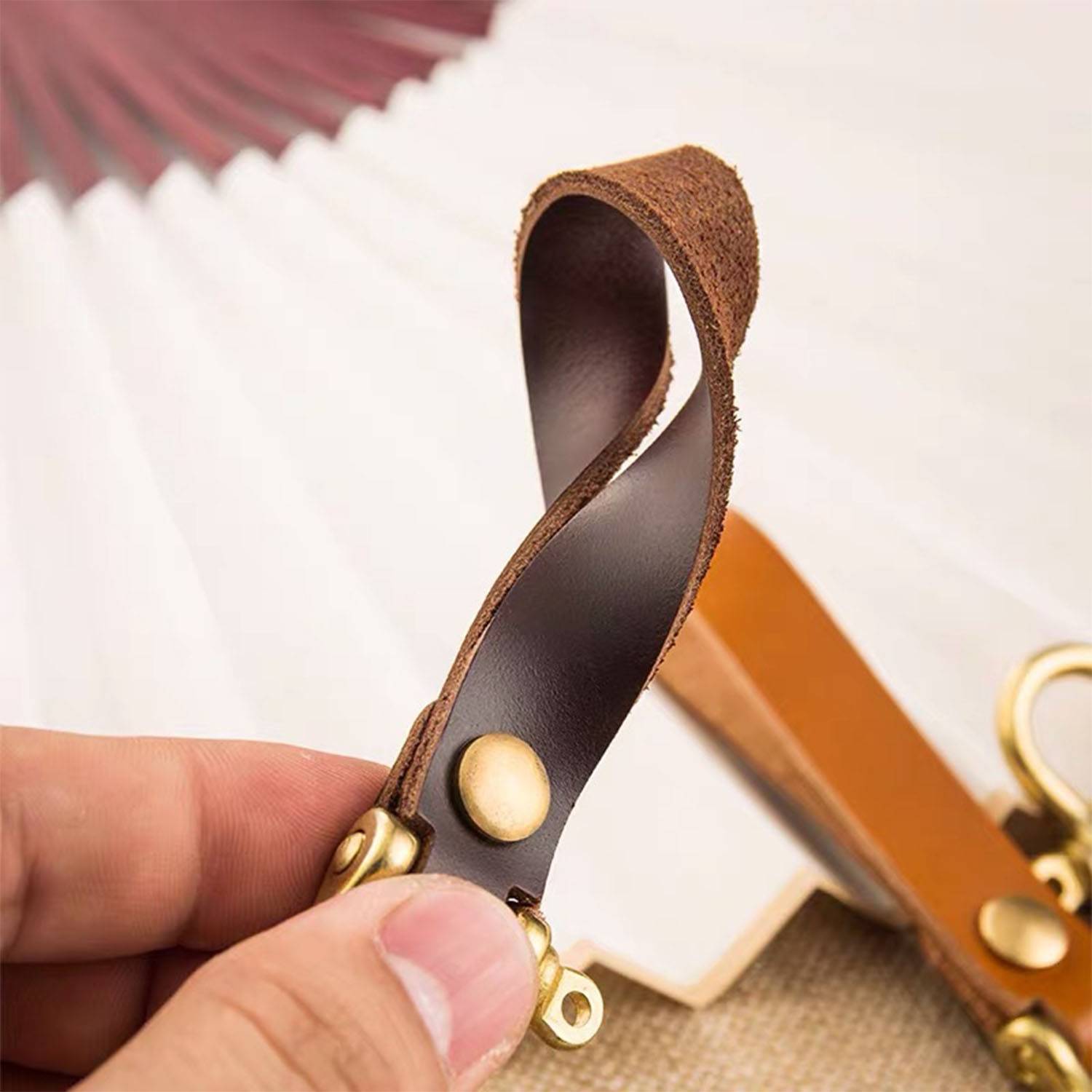 Genuine Leather Keychain 4