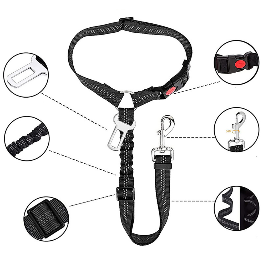 Pet Dog Car Seatbelt Leash 4