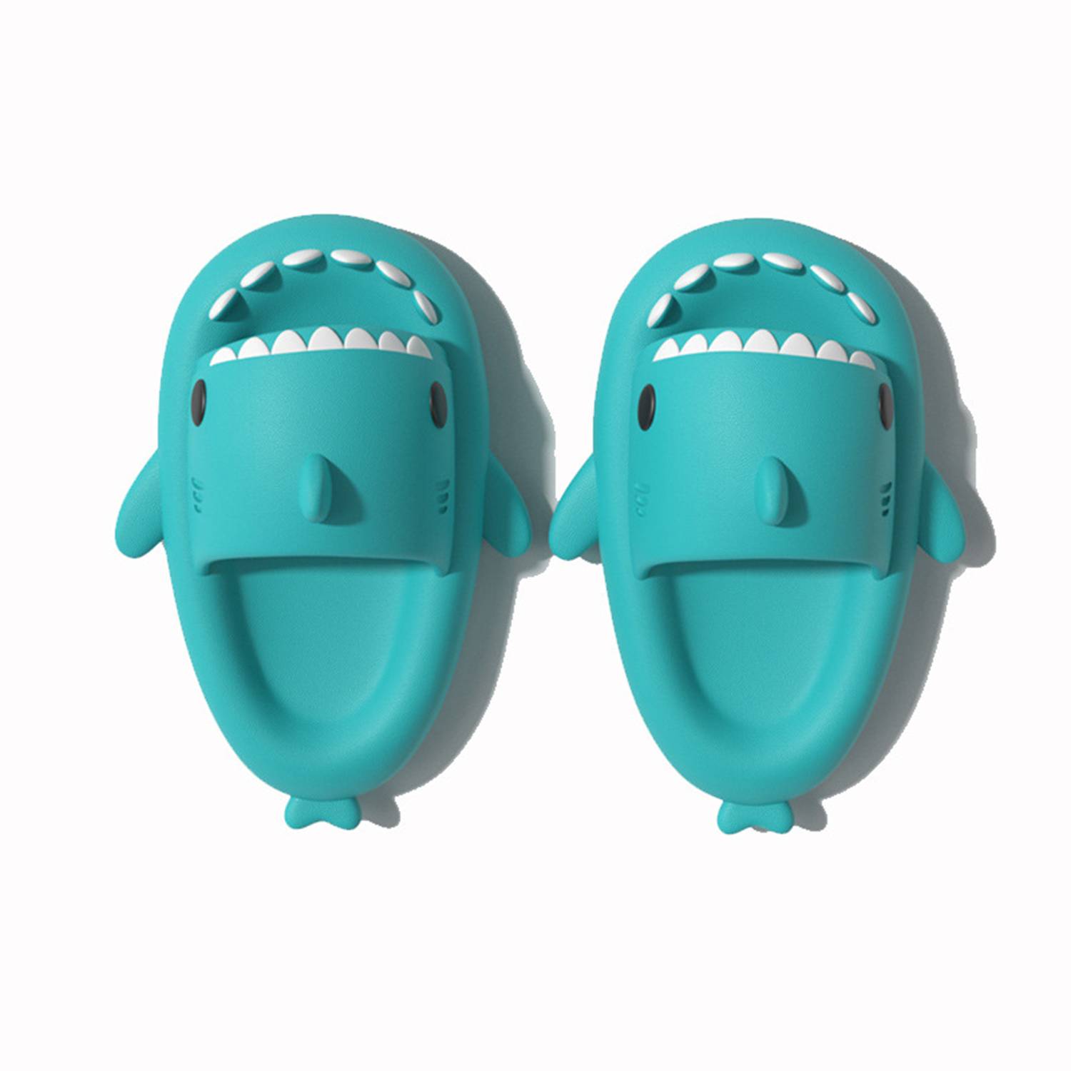 Indoor Non-slip Thick Sole Shark Slippers 11