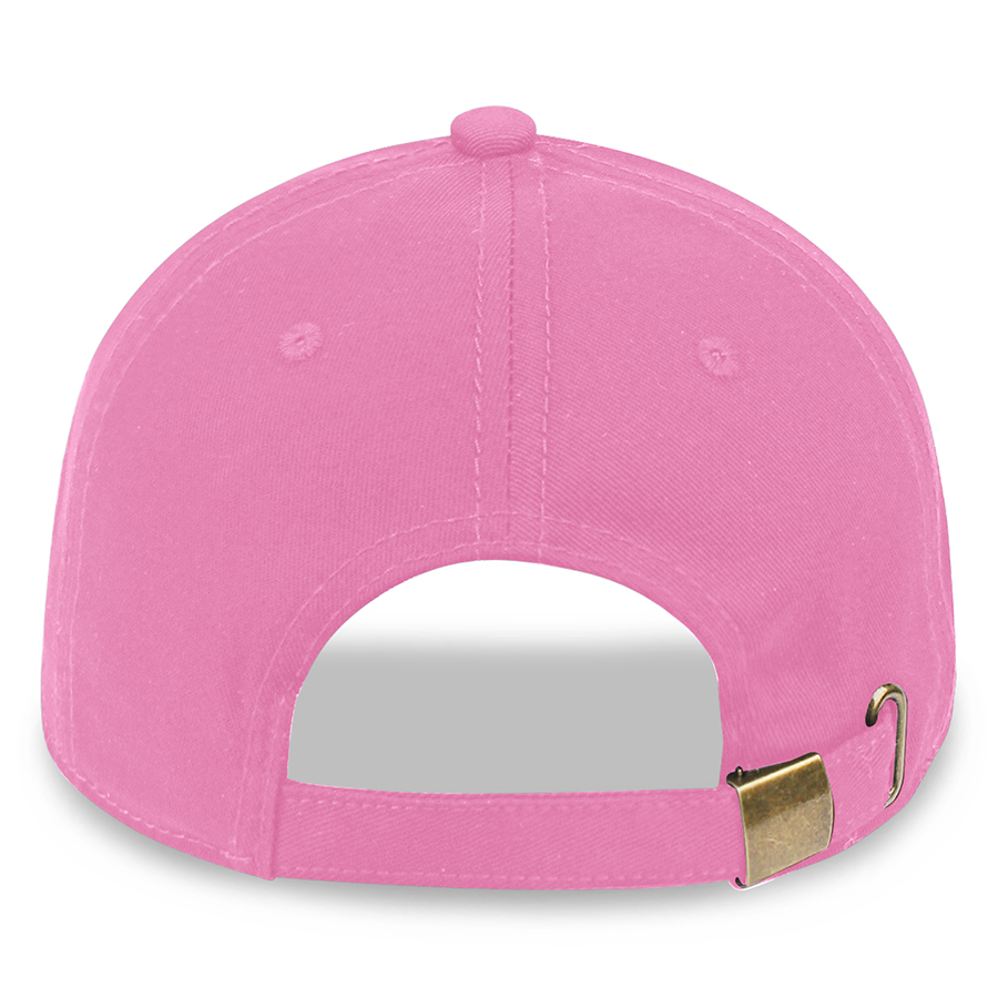 Stock Solid Color Cotton 6-Panel Baseball Cap w/ Metal Tuck 13