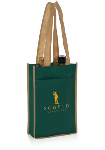 Two Bottle Non-Woven Wine Bags 1