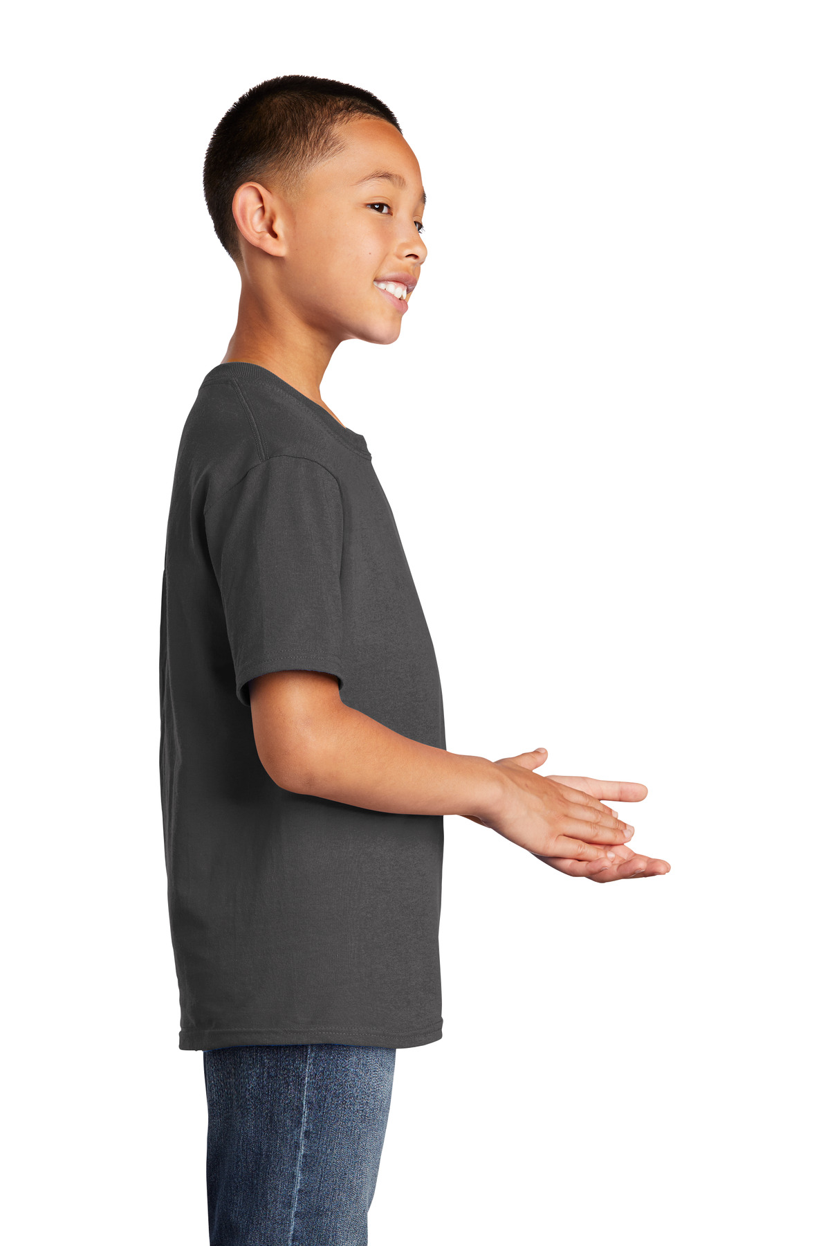 Port & Company® Youth Core Cotton DTG Tee 8
