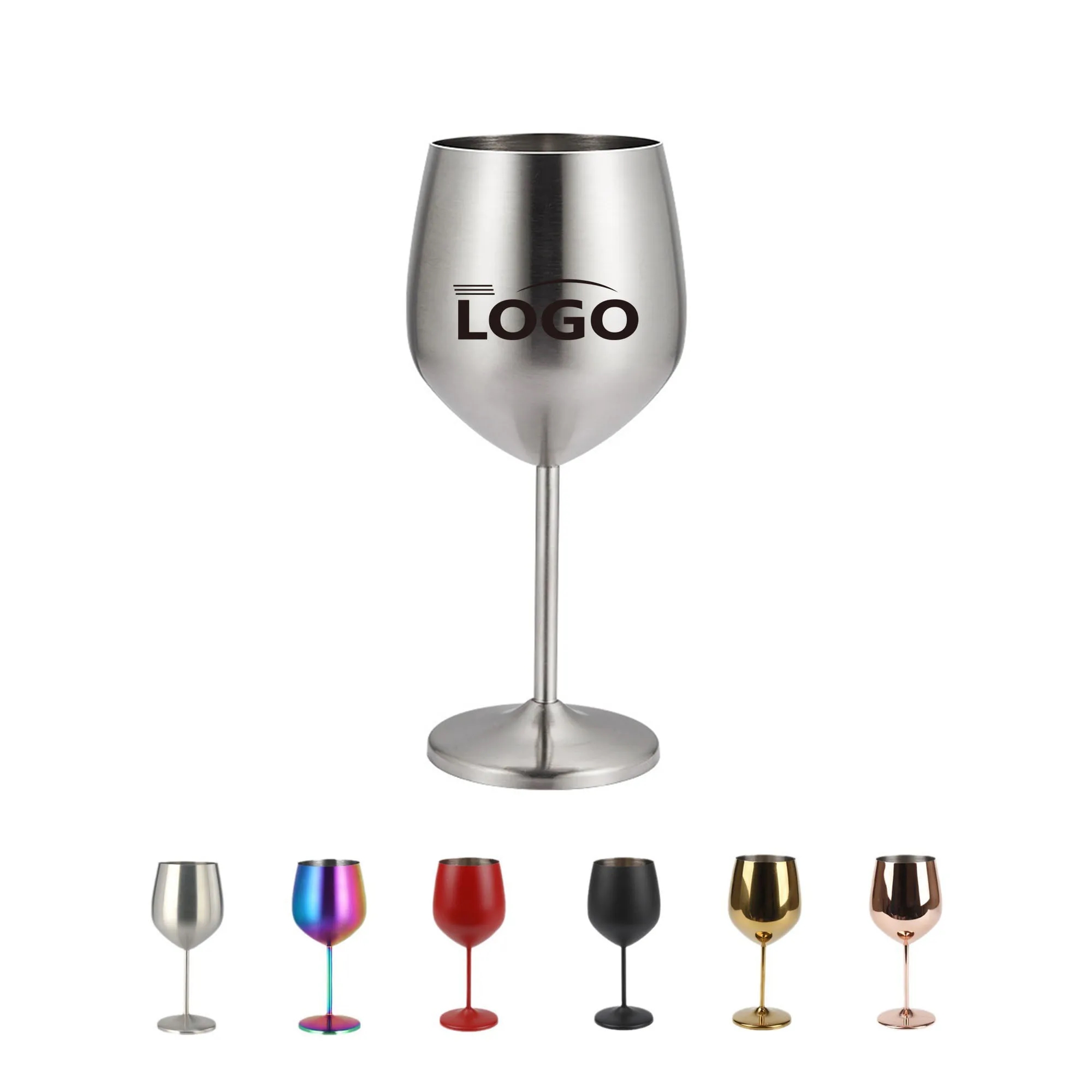 Elegant Unbreakable Stainless Steel Wine Goblet