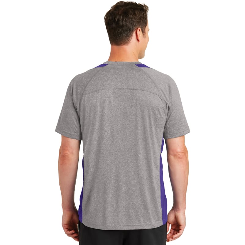 Sport-Tek Heather Colorblock Contender Tee. 11