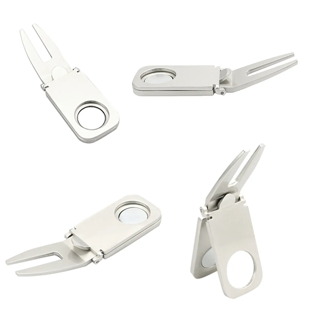 3 In 1 Golf Tool - Divot Fixer, Ball Marker And Cigar Holder 5