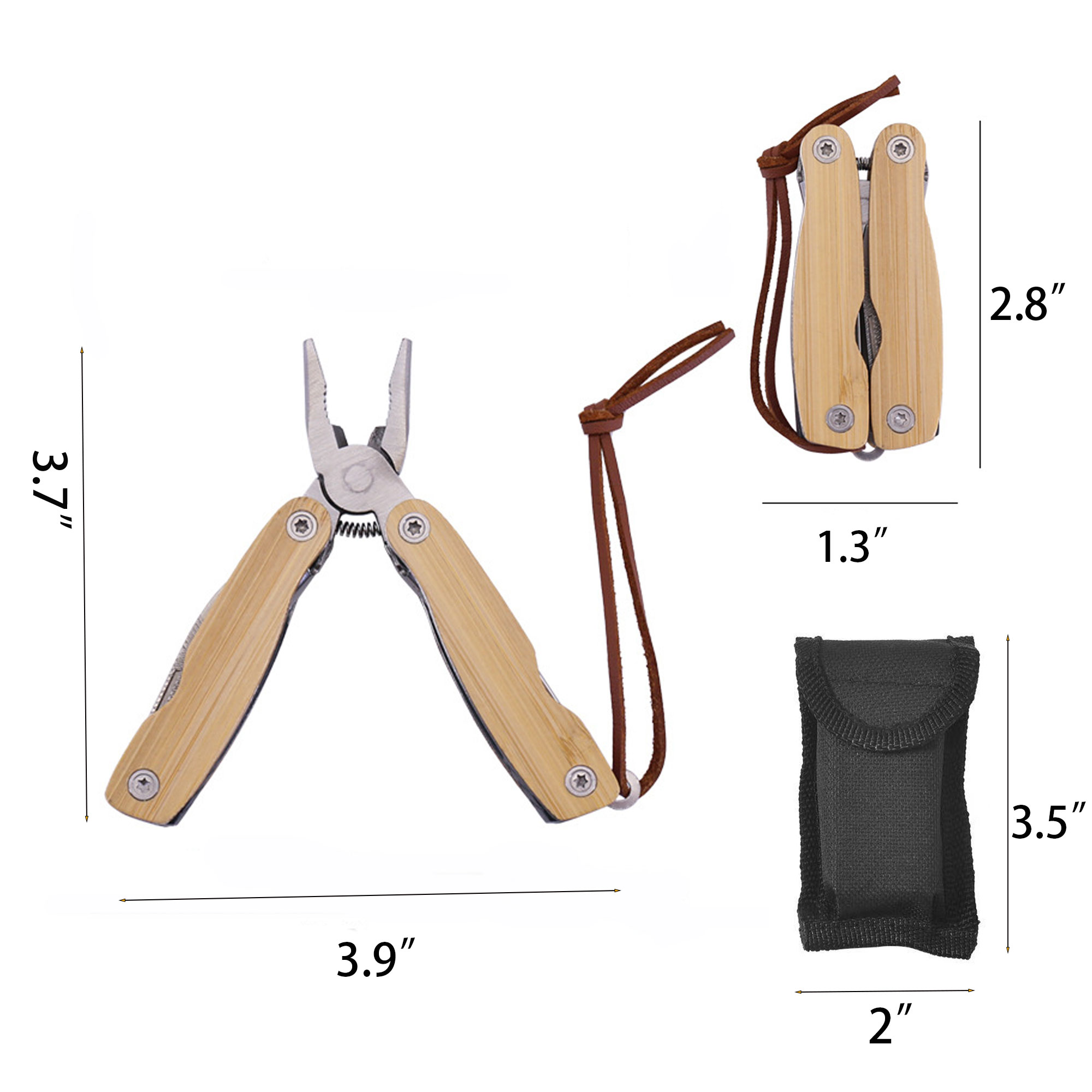 Foldable Multi Tool Plier with Nylon Sheath 2