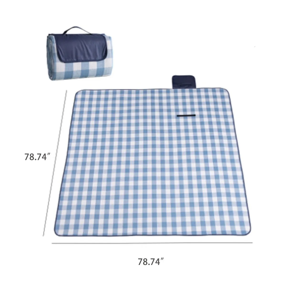 Portable Roll Up Large Waterproof Sandproof Picnic Blanket 5