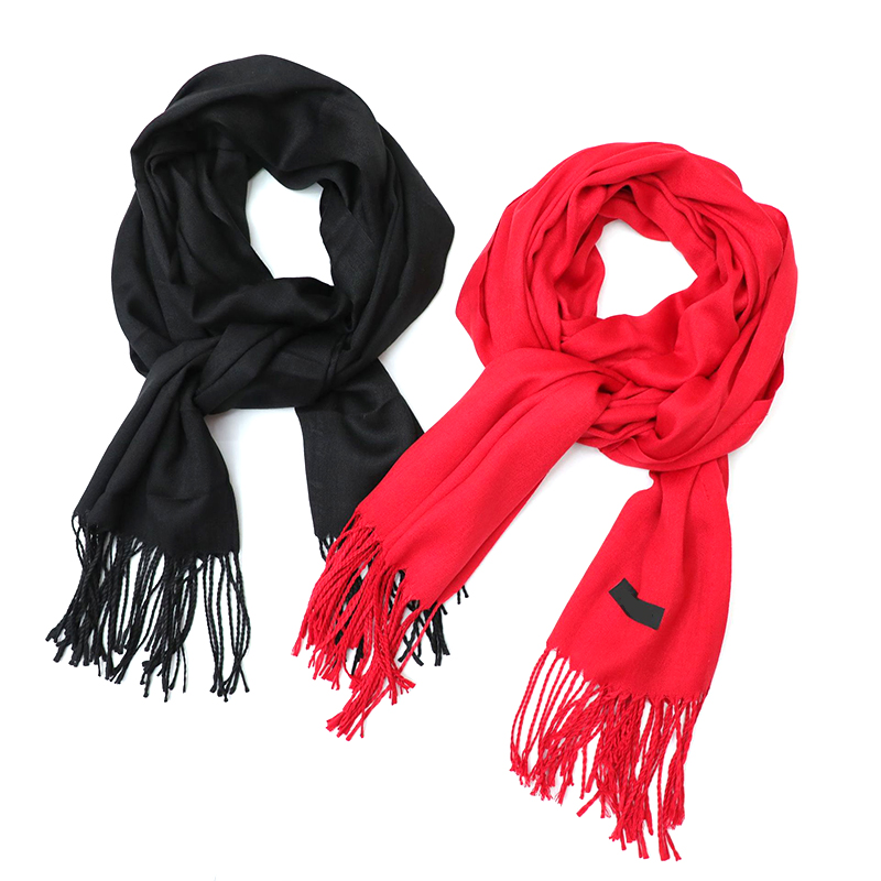 Cashmere Scarf With Fringe 6