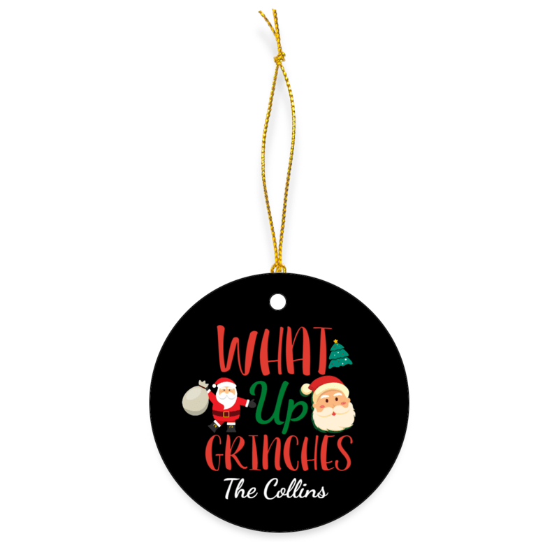 Full Color Ceramic Christmas Ornament 31