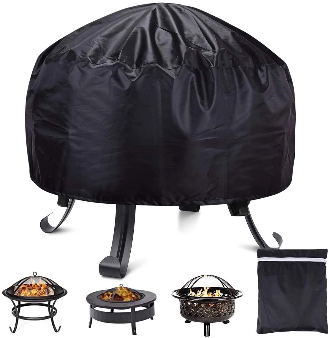 Dustproof And Waterproof Cover For Outdoor Fire Pit Furnace 1
